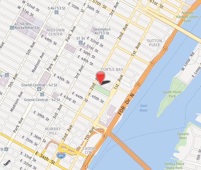 Location Map: 305 East 47th street New York, NY 10017